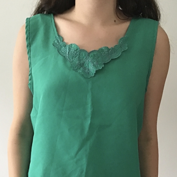 Vintage Tradition by Sears Green Top - Picture 2 of 5